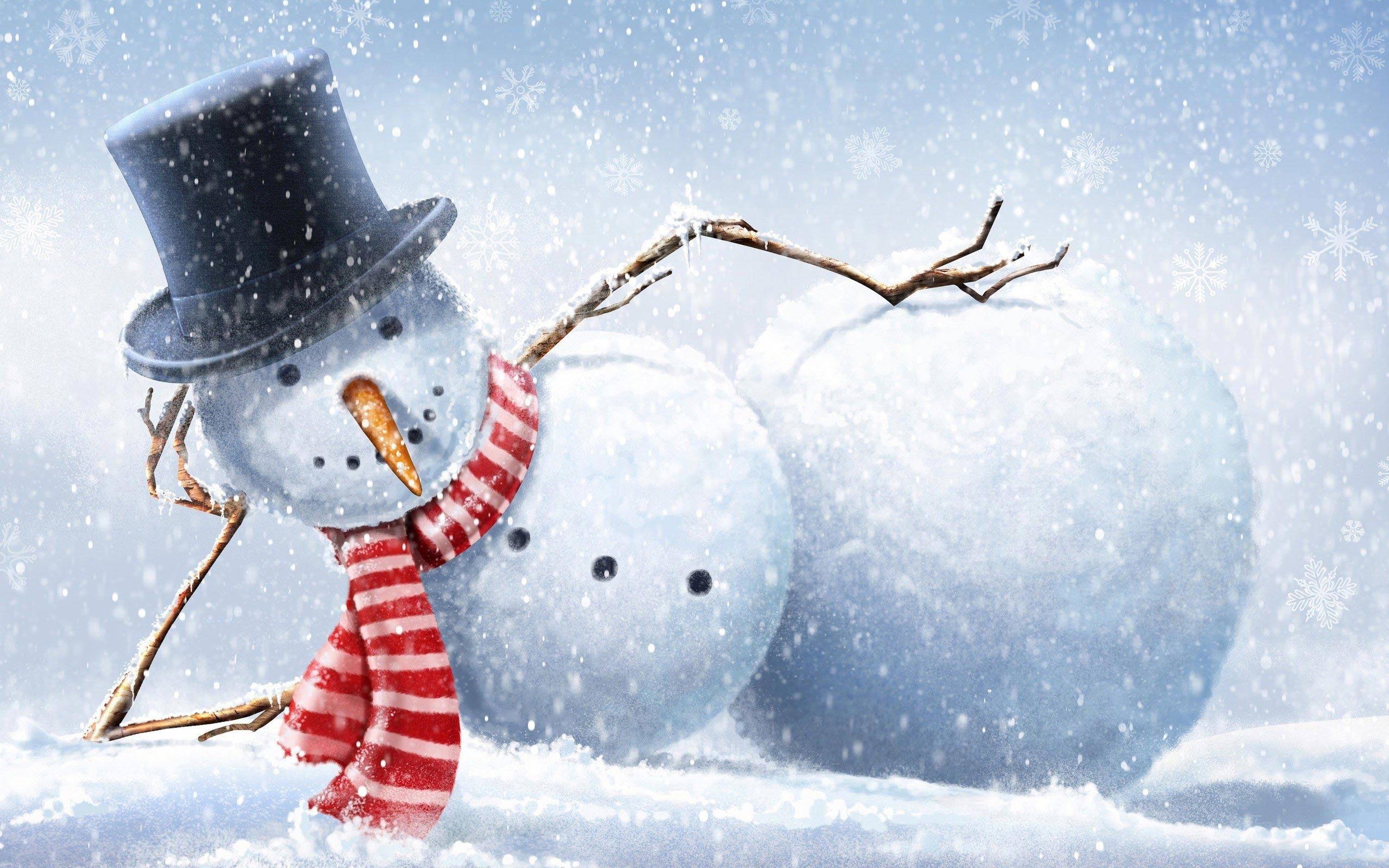 lovely snowman image hd