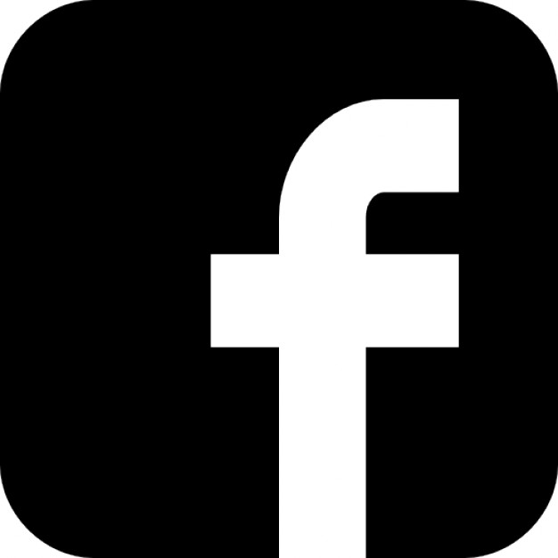 black background facebook logo