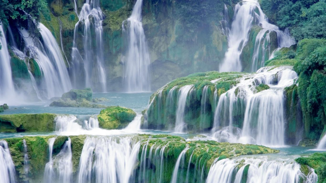 so nice Nature Waterfall Background