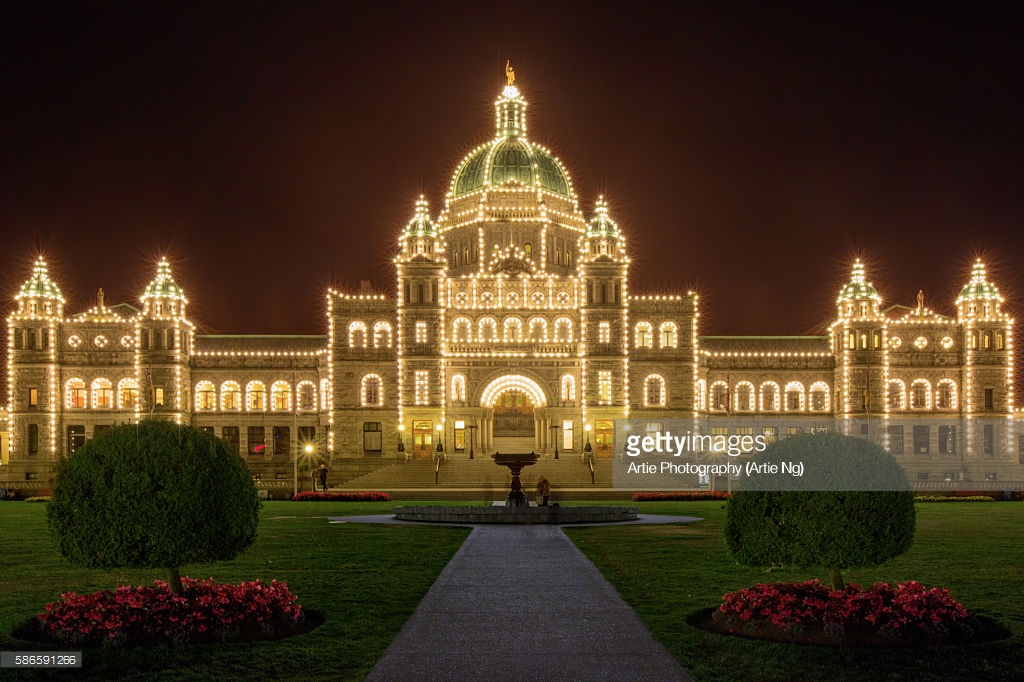 3d British Columbia Parliament Palace