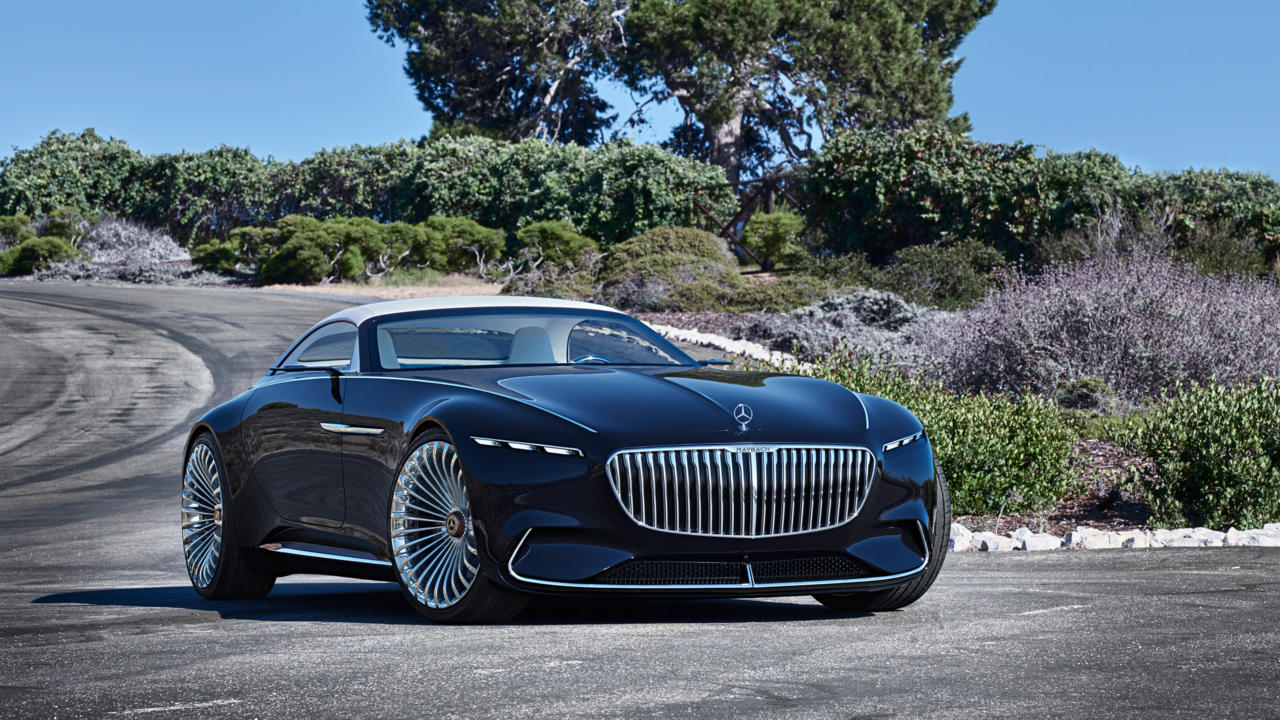 blue hd Vision Mercedes Maybach Images