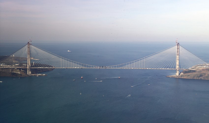 beautiful Yavuz Sultan Selim Bridge