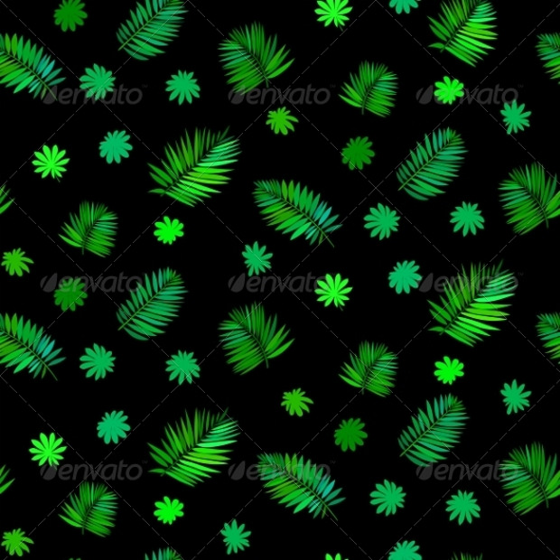 animated Leaves Design Pattern