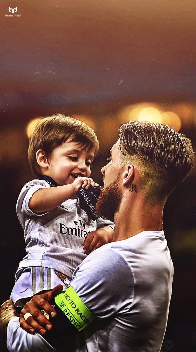 cute baby Sergio Ramos Wallpaper