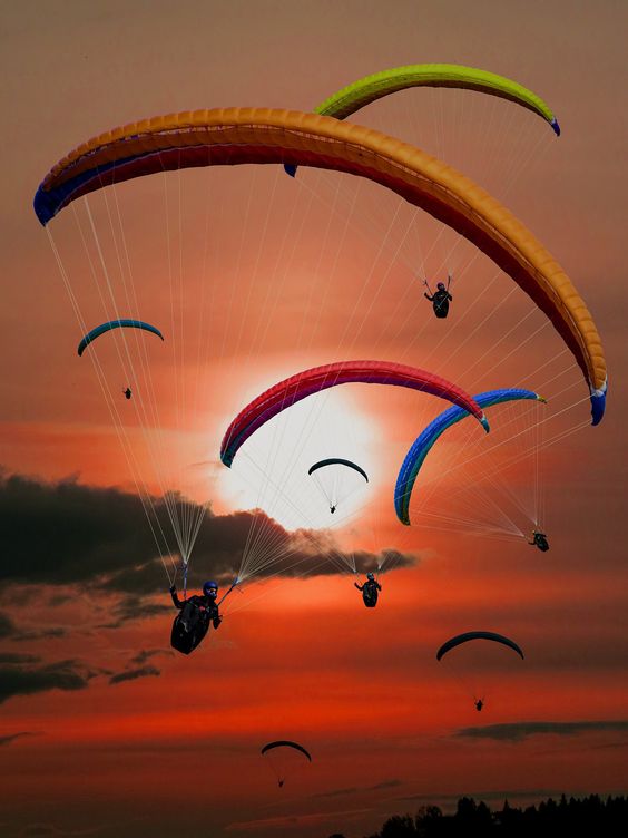 awesome hd Paragliding Wallpapers