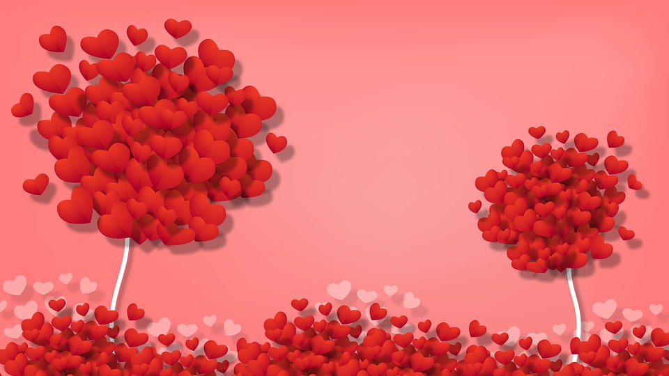 Love Heart Background Valentine Shape Design