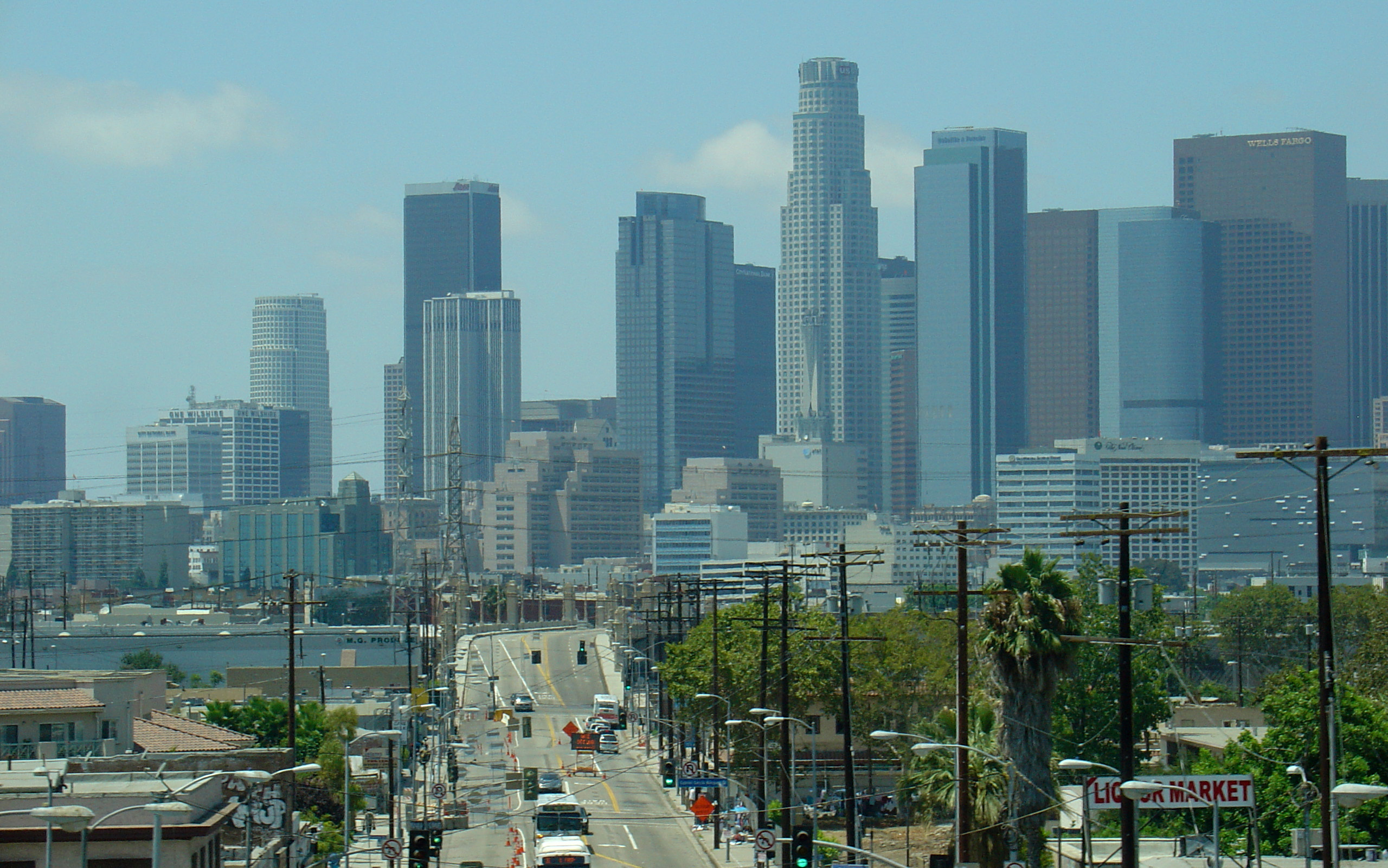 Los Angeles skyline image