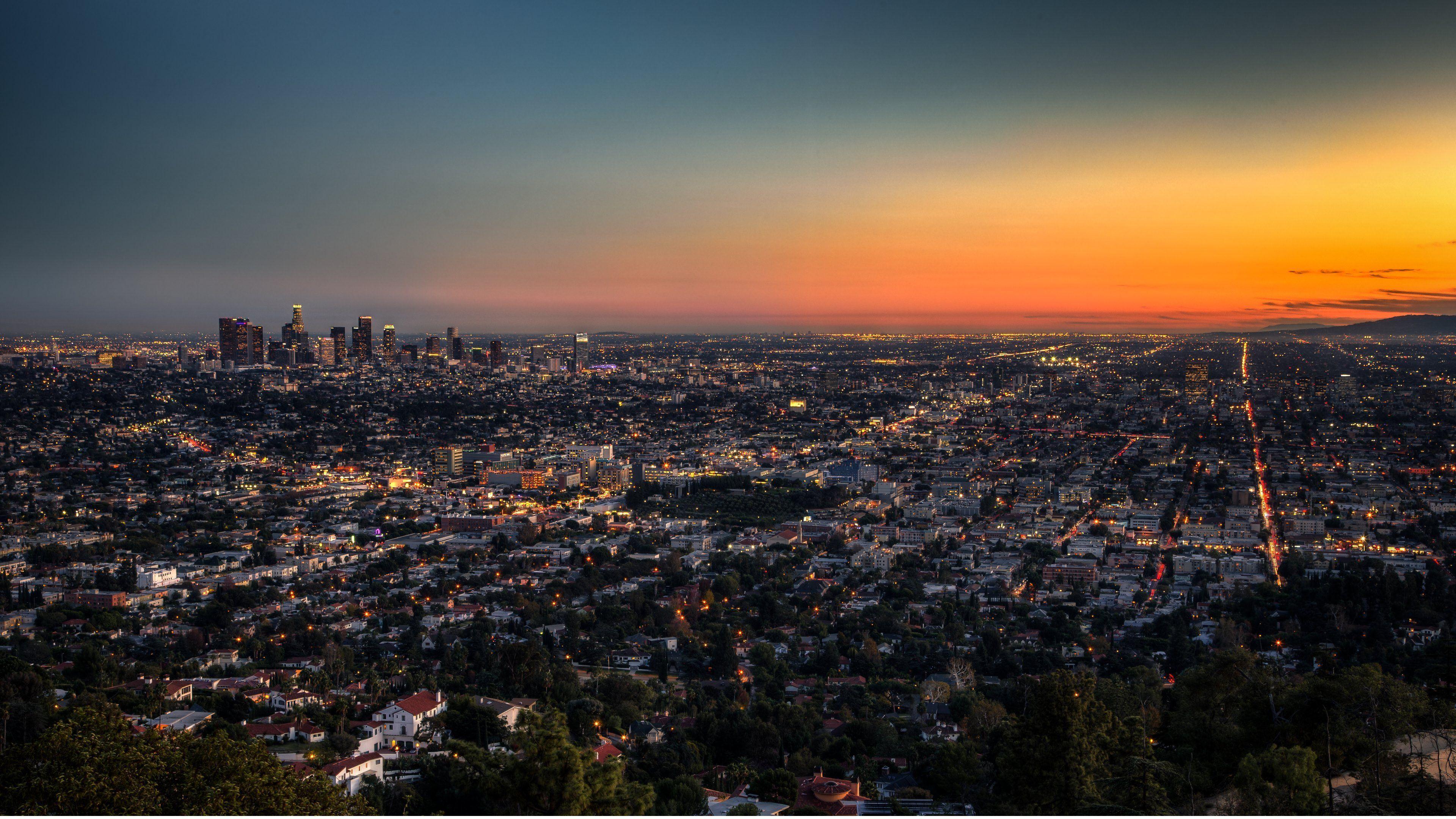 sundown natural Los Angeles Wallpaper