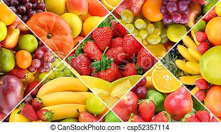 collection fresh fruit image