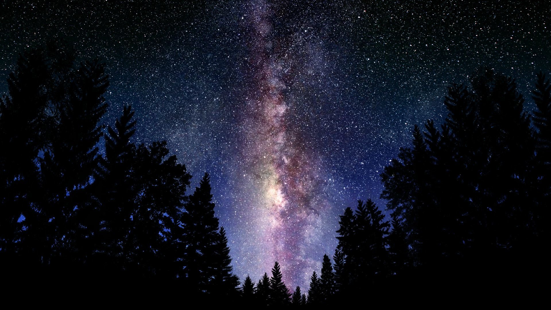 landscape Milky Way Wallpaper