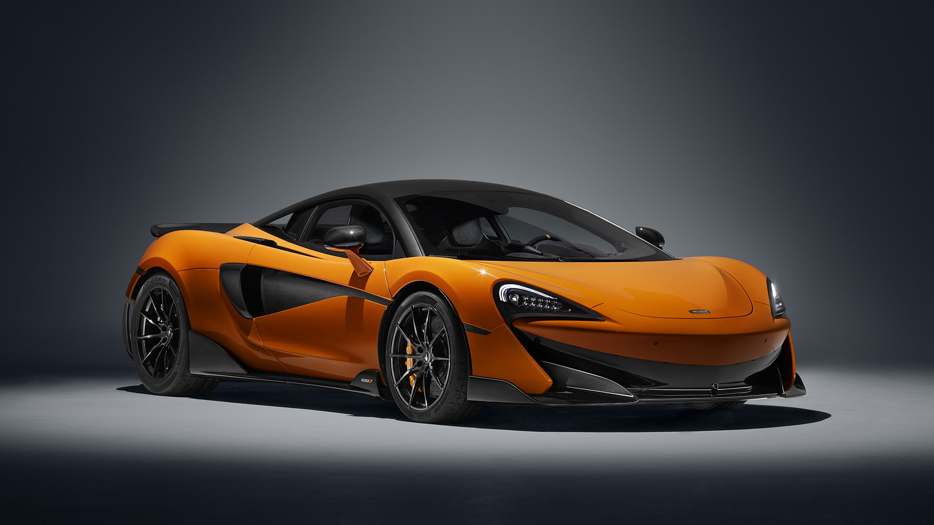 orange hd McLaren 600LT Background