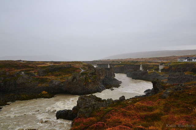 river from Godafoss Waterfall Images