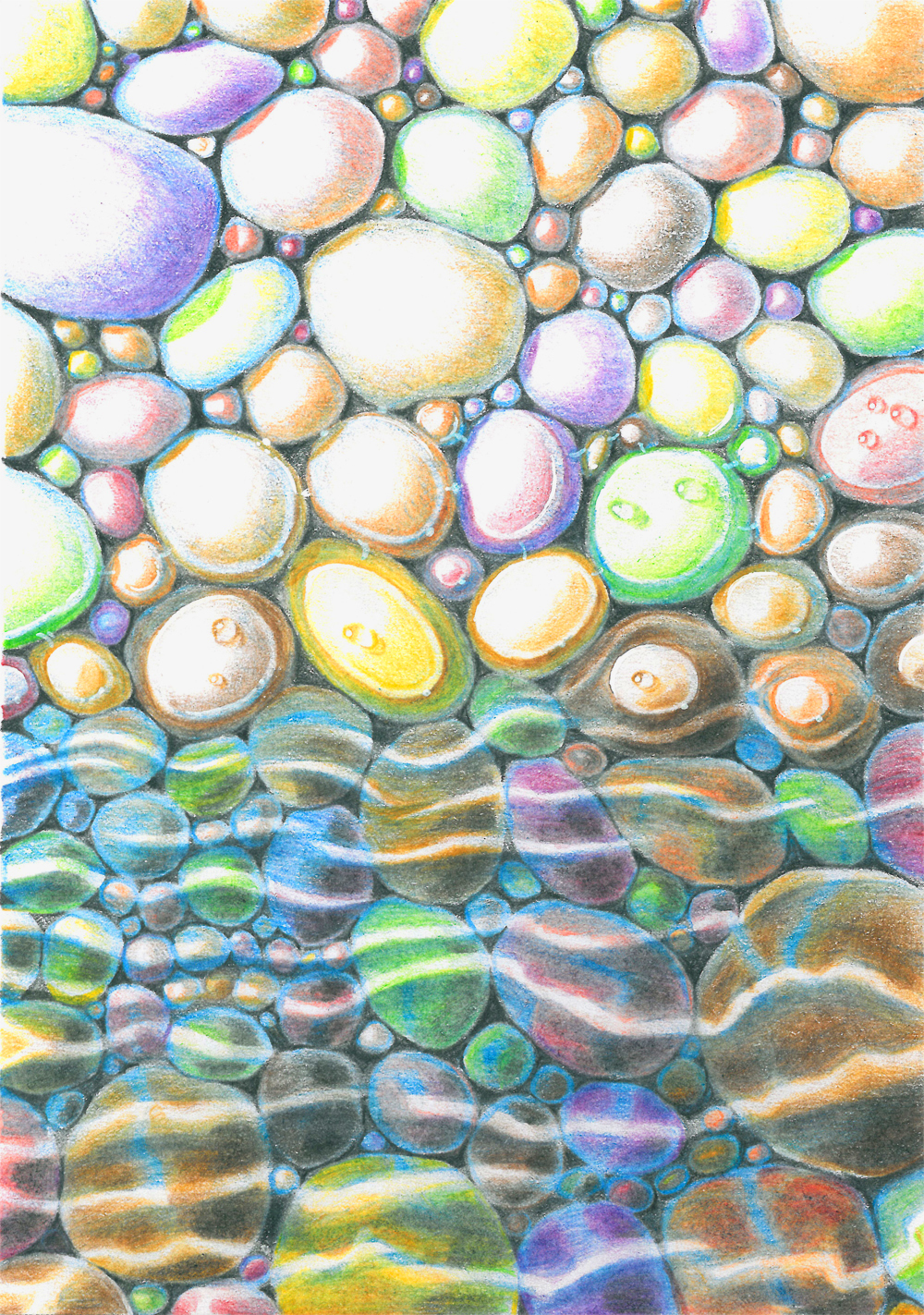 fantastic Colourful Pebbles