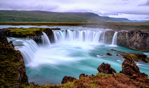 beautiful Godafoss Waterfall image