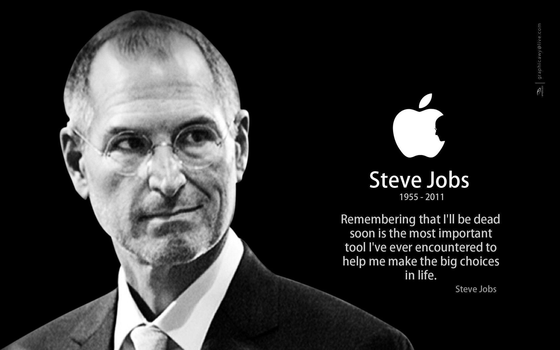 good looking man Steve Jobs Wallpaper