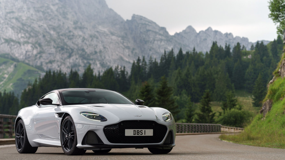 full red Aston Martin DBS Superleggera