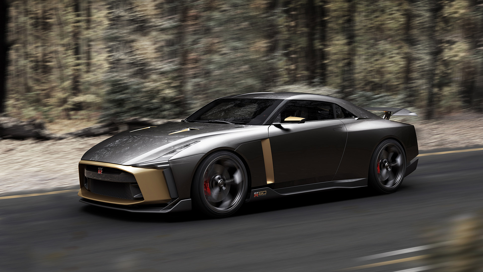 2018 model Nissan GT-R50 Wallpaper