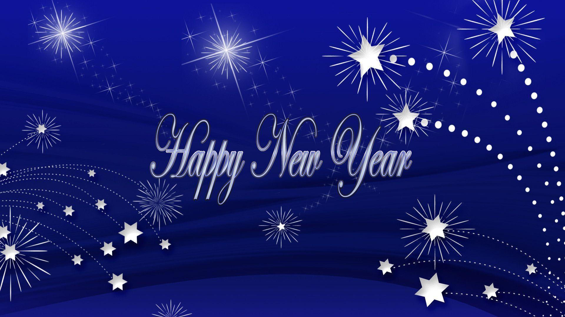 blue art New Year Wallpapers