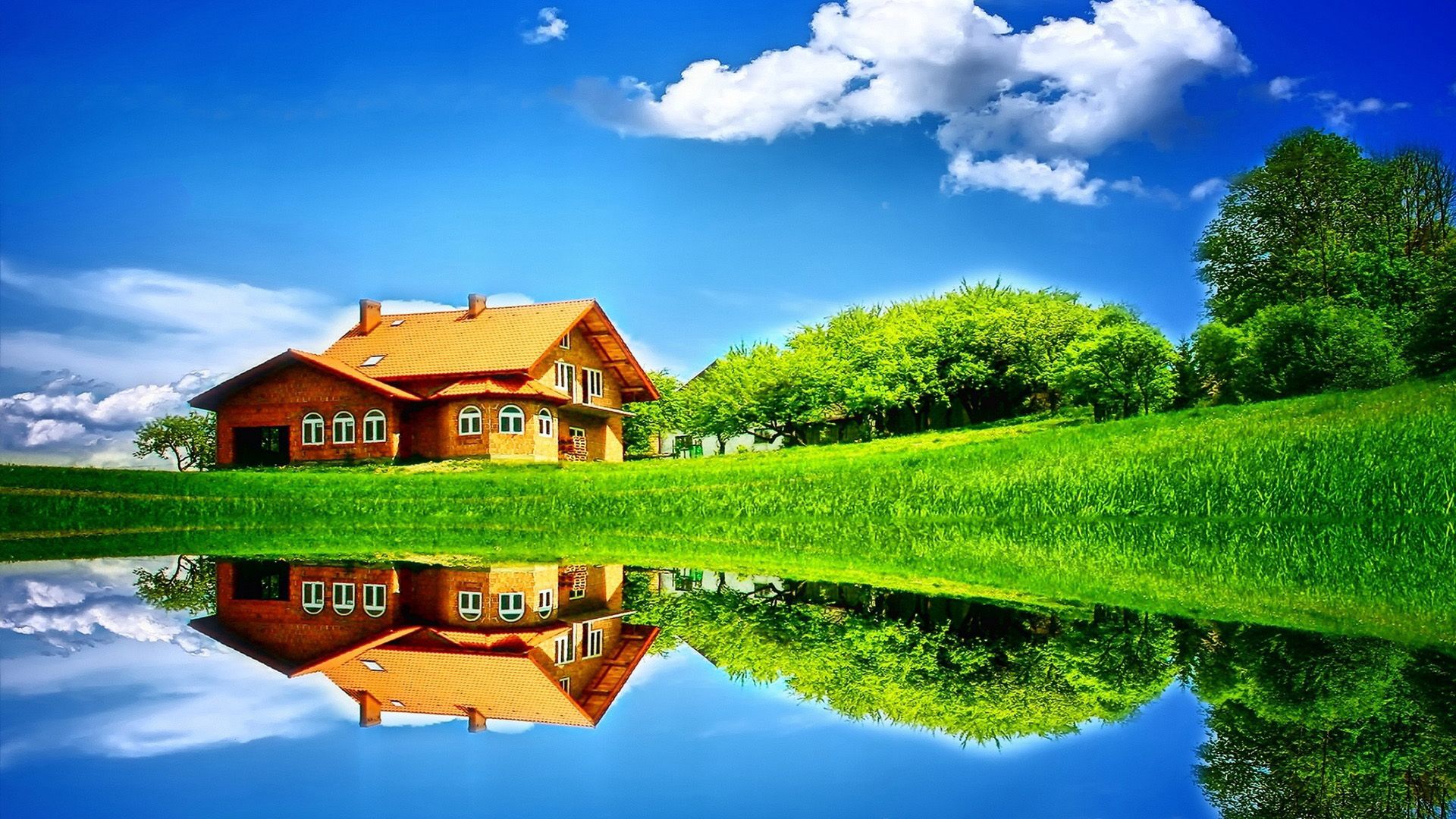 lovely house Best Scenery Wallpapers