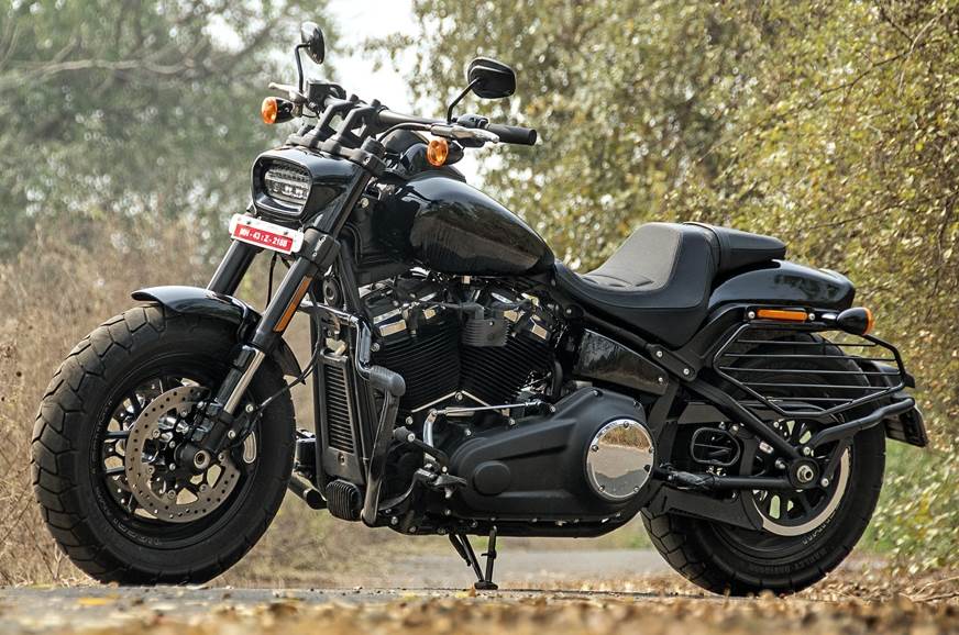 black hd Harley-Davidson Bike