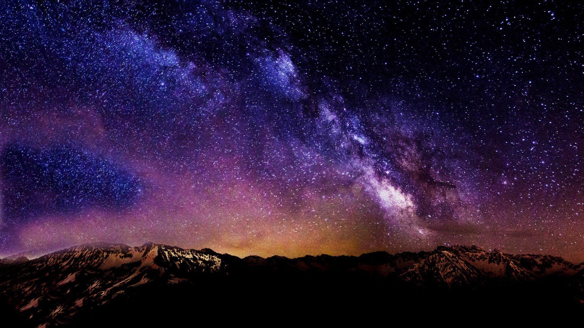 awesome view HD Starry Sky Wallpaper