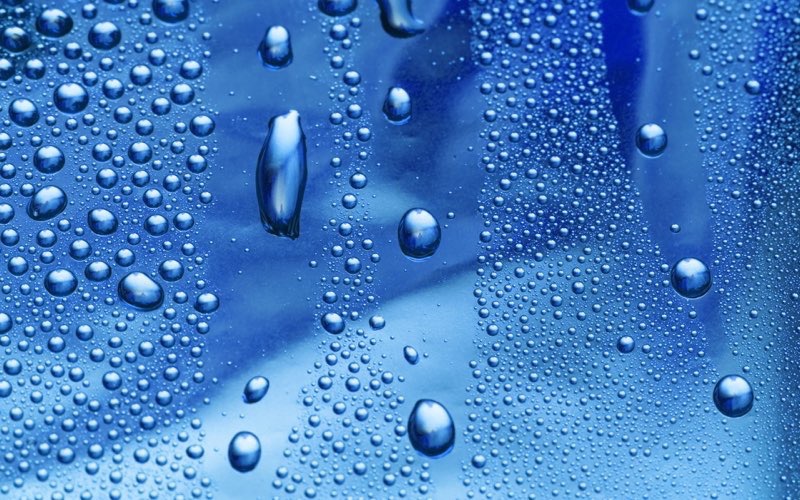 dop of water HD Blue Wallpaper