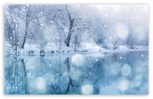 download HD Snowfall Wallpaper