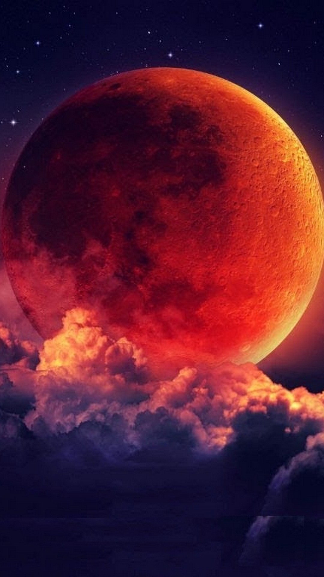 awesome nature Blood Moon Wallpaper