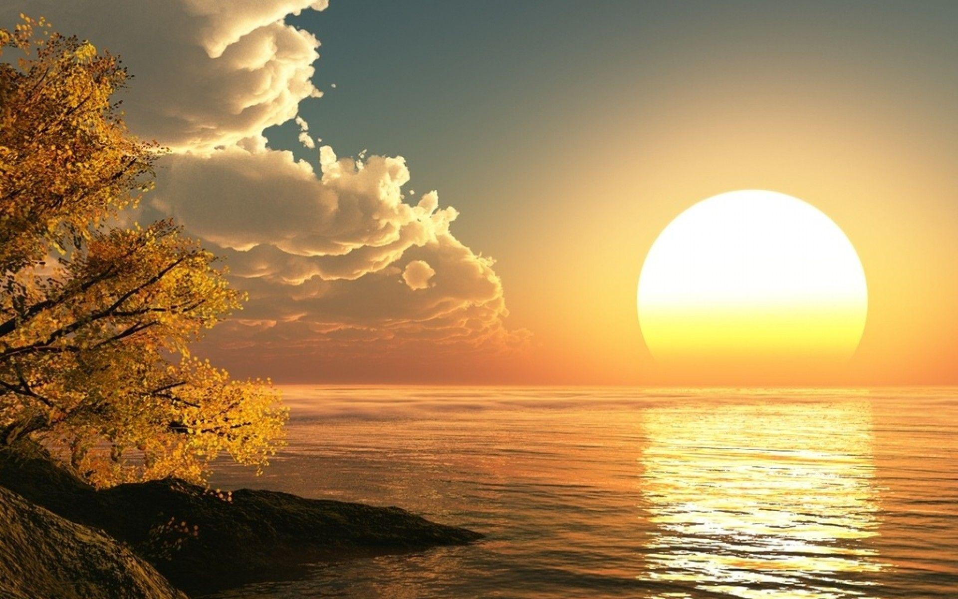 awesome place HD Sunrise Wallpaper