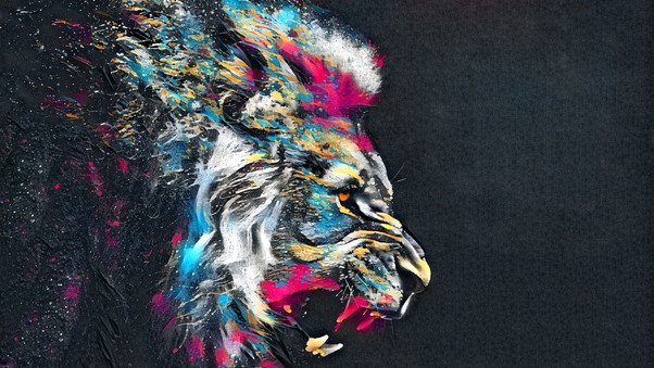 lion hd Artistic Wallpapers