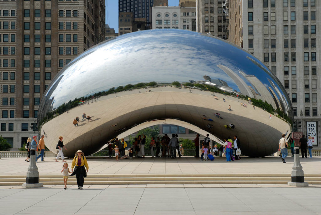 beautiful Chicaco Cloud Gate