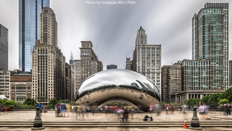 most popular Chicaco Cloud Gate