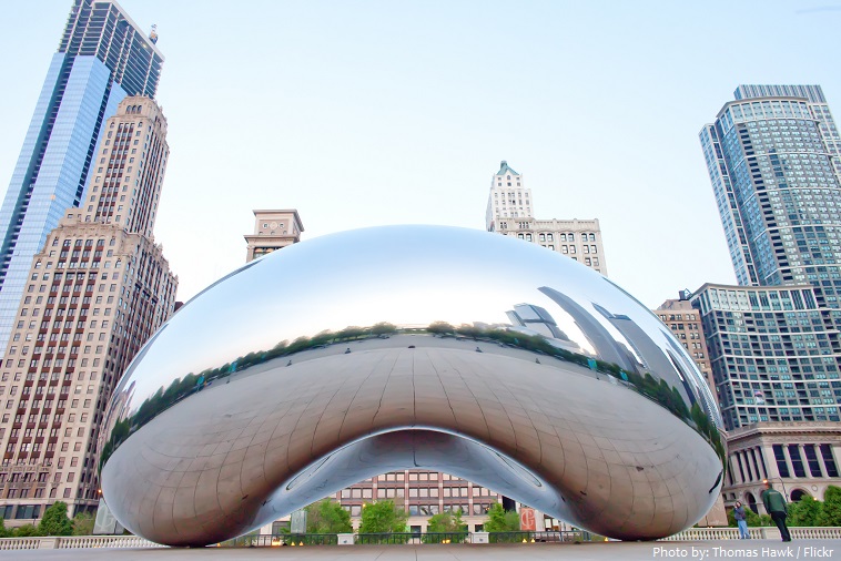 stunning Chicaco Cloud Gate
