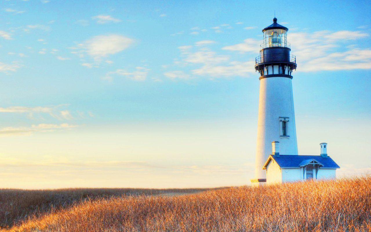 field nature Lighthouse Wallpapers
