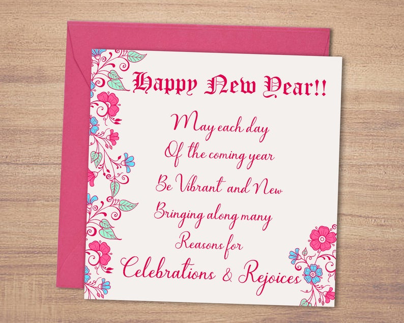 greeting New Year Card image