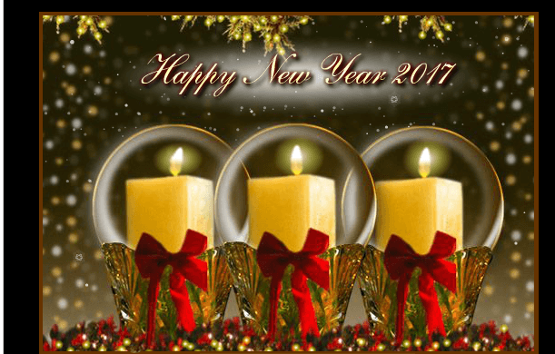happy New Year Card image