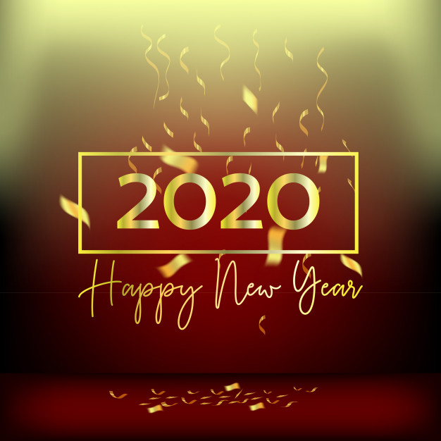 stock hd Happy New Year 2020