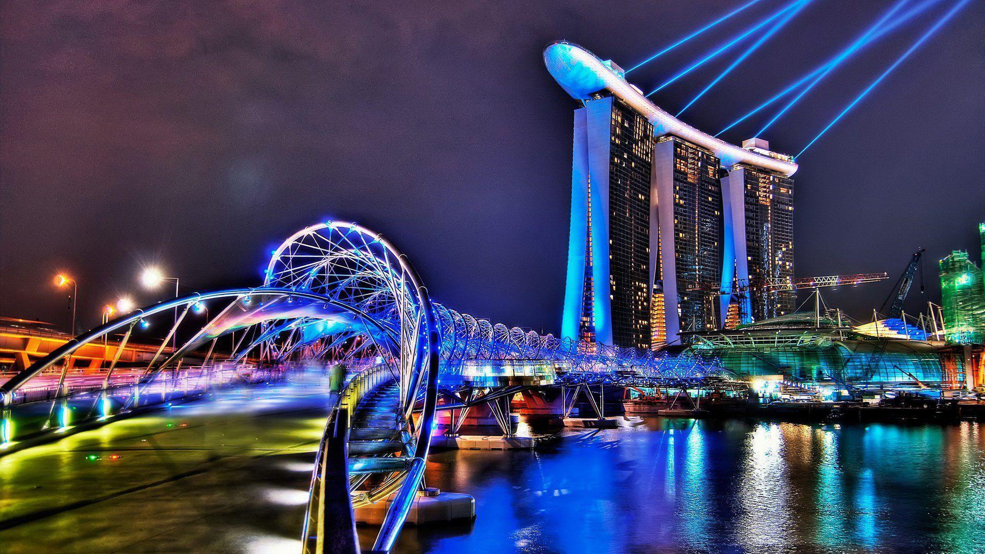 colorful lights HD Singapore Wallpapers