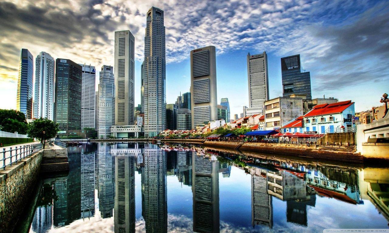 white clouds HD Singapore Wallpapers