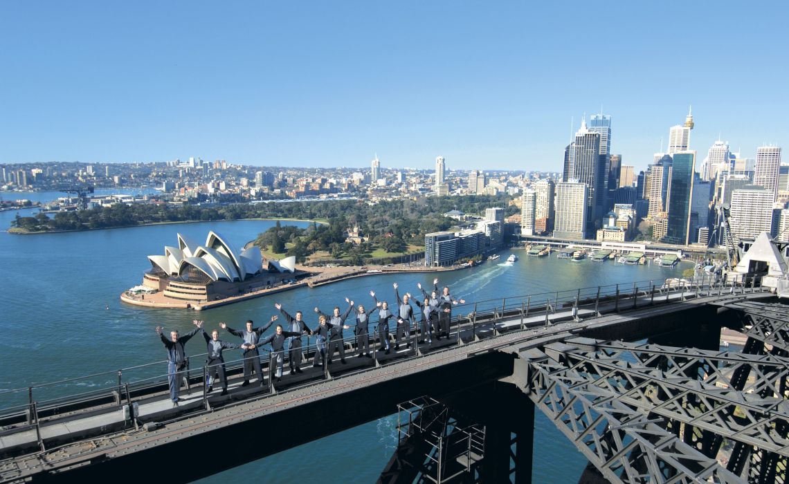 wonderful view Sydney Harbour Bridge image