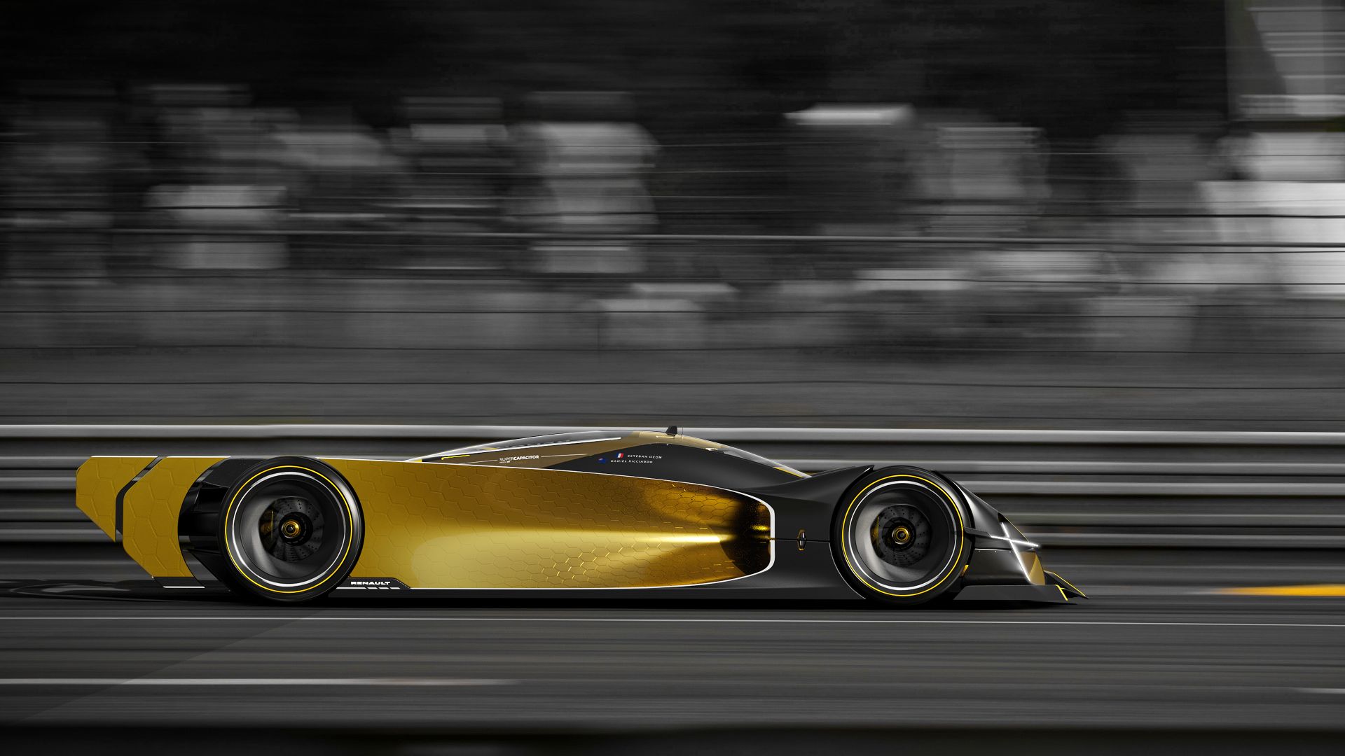 yellow Renault Le Mans 2029