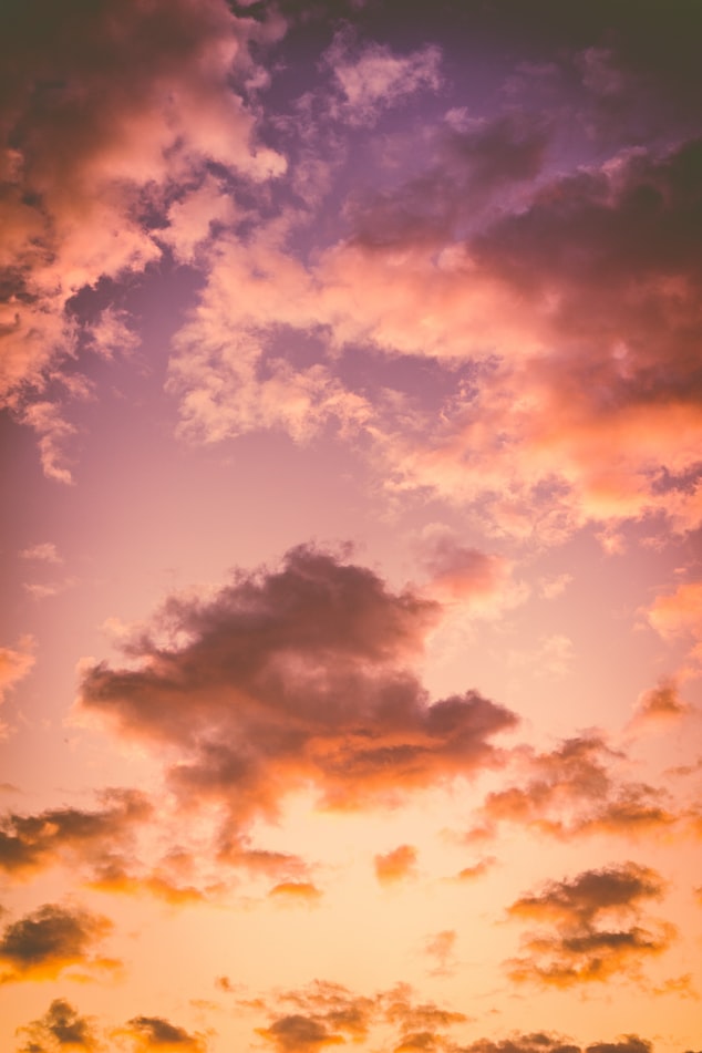 clouds nature Sunset Wallpaper