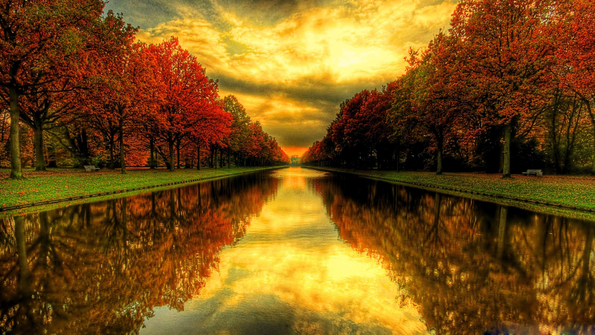 cloudy weather HD Autumn Wallpaper