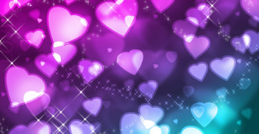 purple hd Hearts Wallpaper