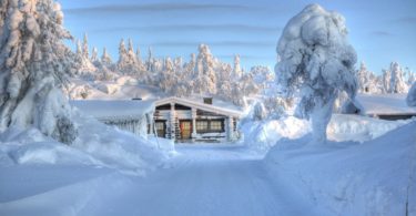 great view Lapland Wallpaper