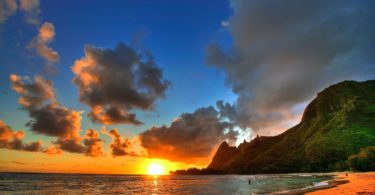 sundown nature Hawaii Wallpaper