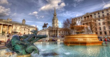 wonderful view Trafalgar Square Wallpaper