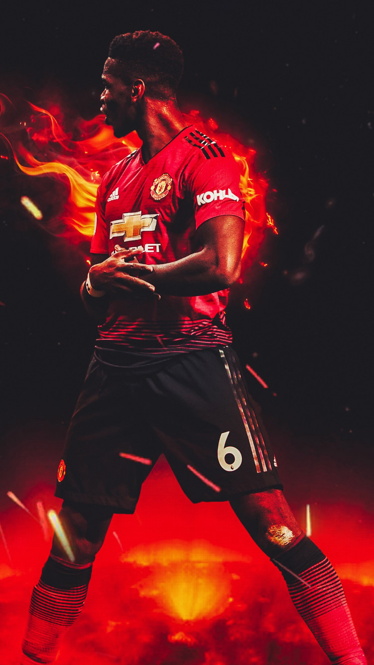 Paul Pogba for manchester image