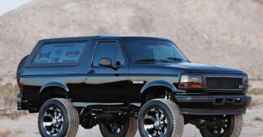 black Ford Bronco Wallpaper