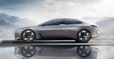 grey car BMW i4 Wallpaper